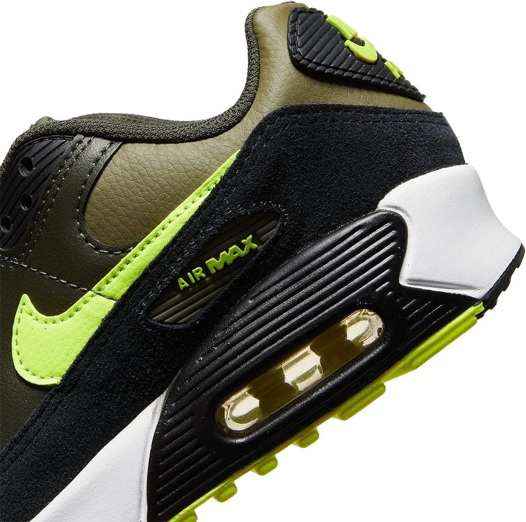 Medium Olive Volt Black Sequoia Air Max 90 LTR Big Kid M U85679