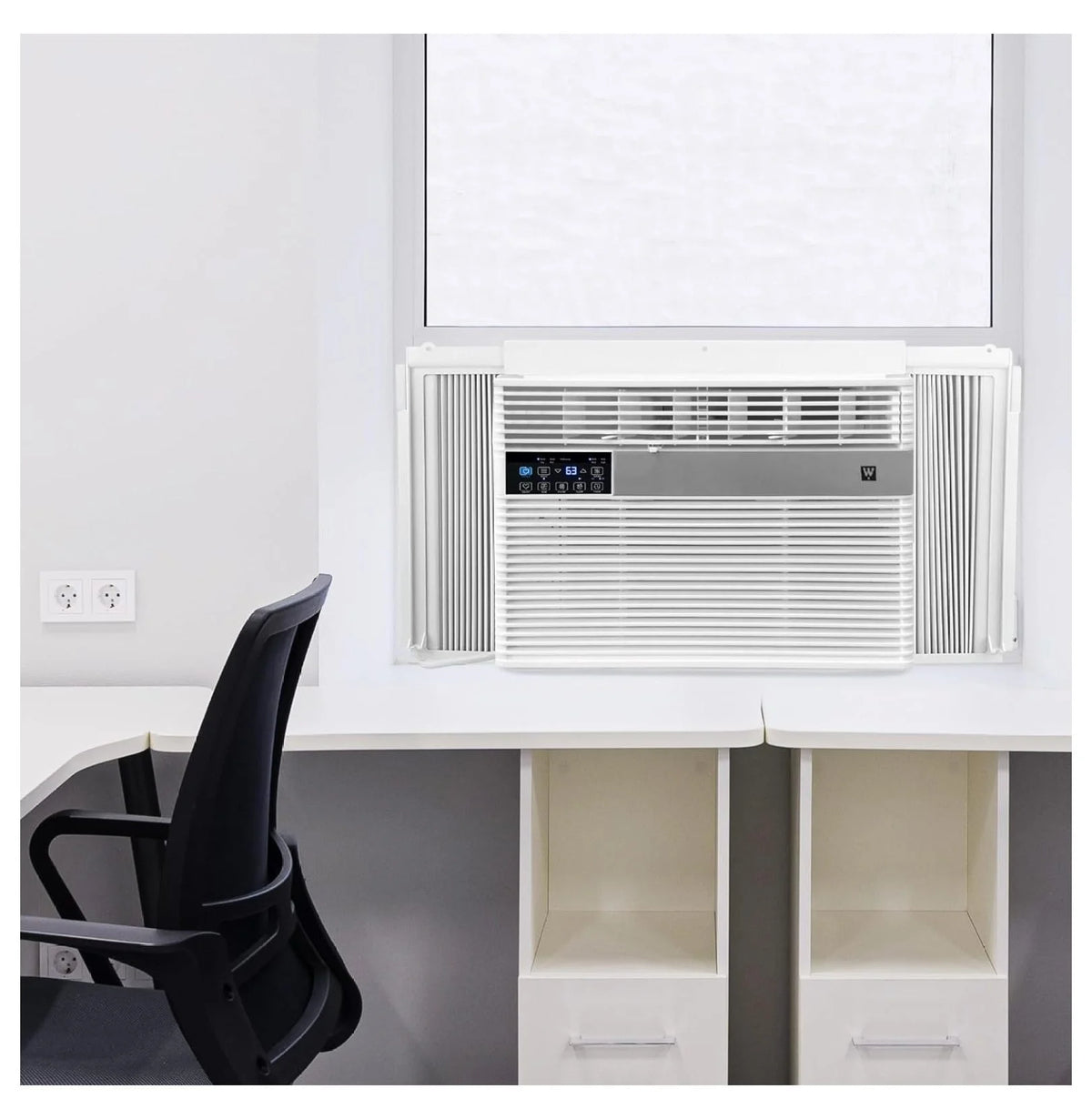 6,000 BTU White Window Air Conditioner W1449