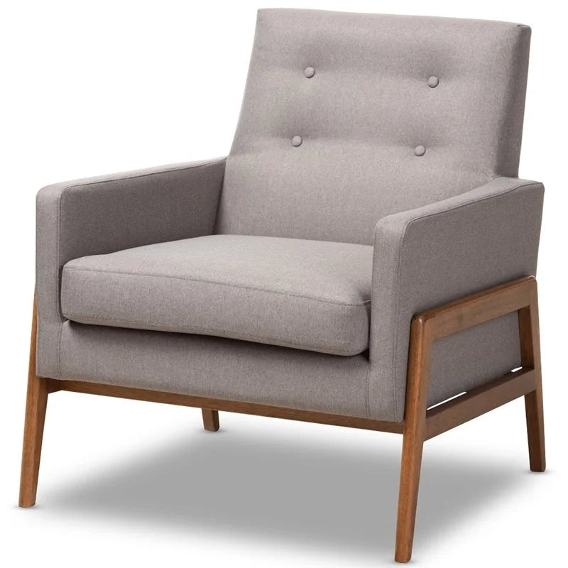 Grey 2 Piece Sofa Set with Lounge Chair C4199