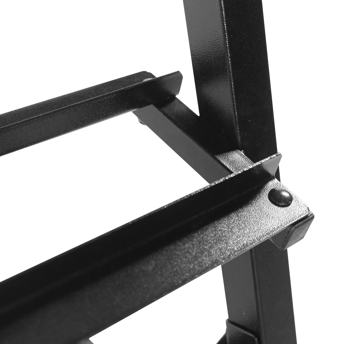 Black 3-Tiered Dumbbell Storage Rack W334079