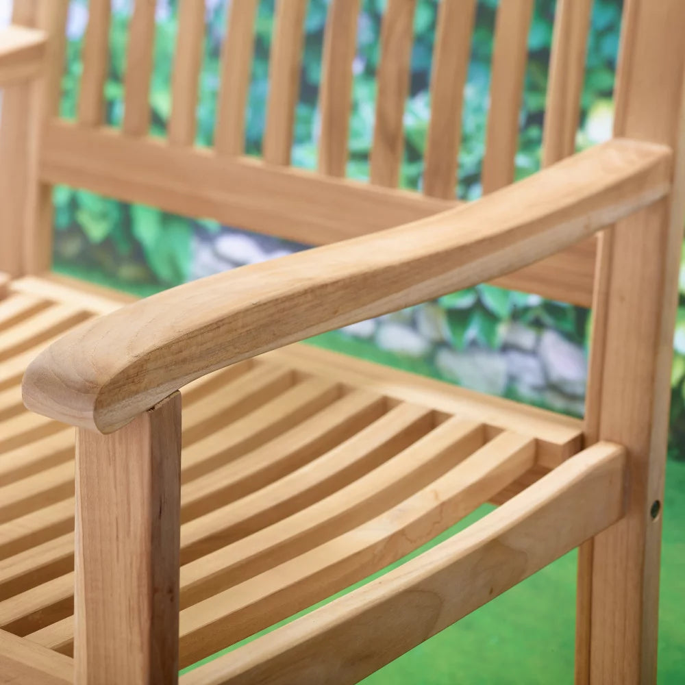 Set of 2 Grade A Teak Patio Chairs B283403