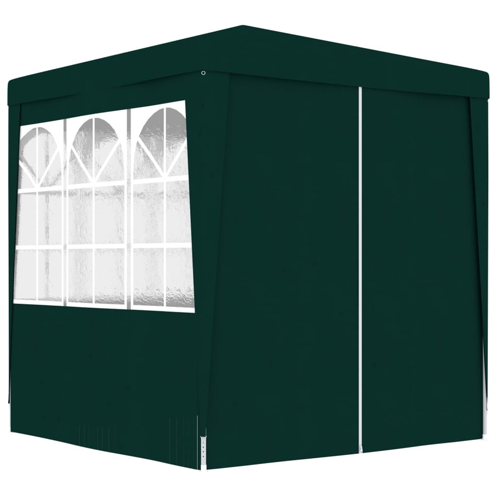 Green Party Tent with Side Walls Outdoor Gazebo Canopy 6.6ft x 6.6ft x 7.9ft W882