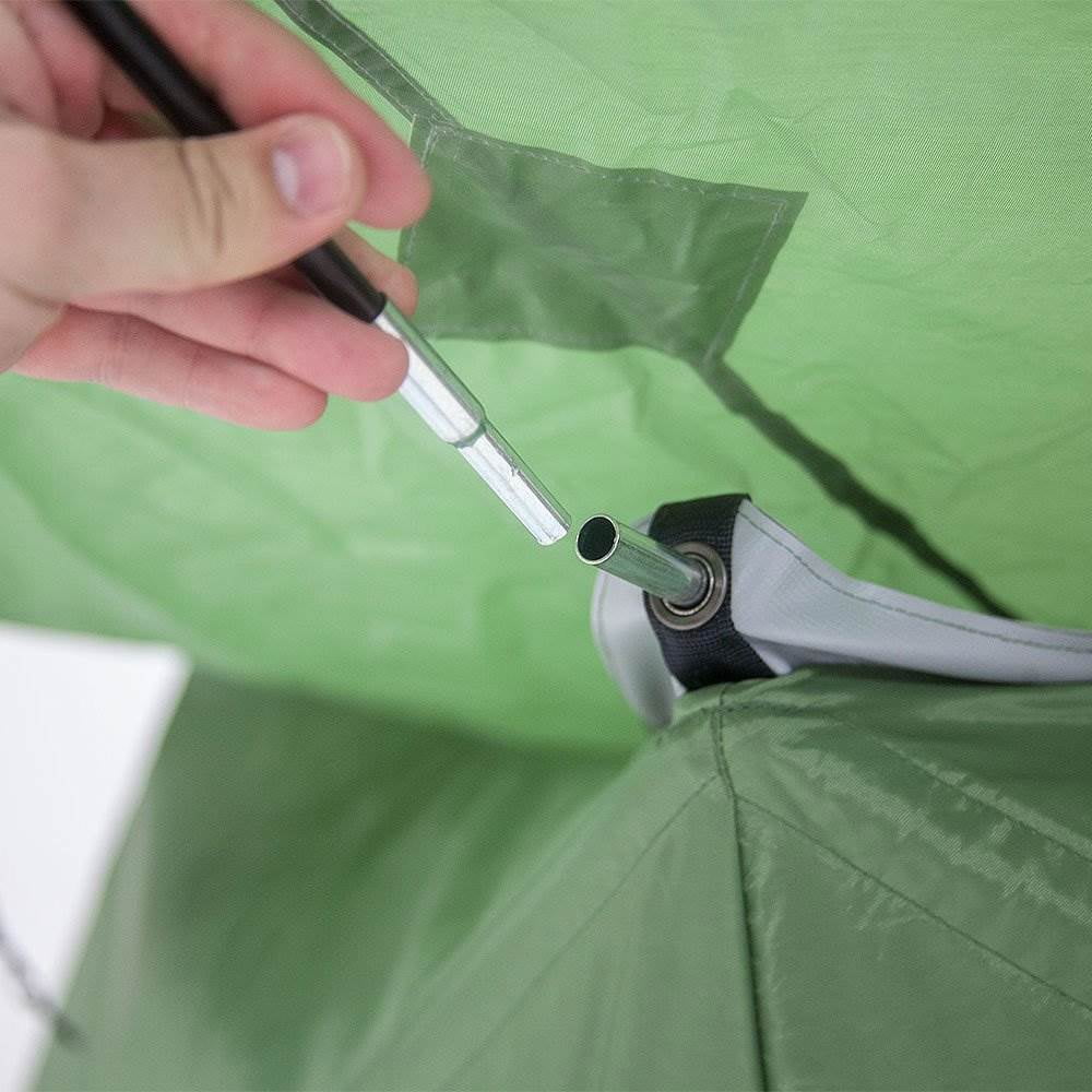 Green Pop Up Hub 4 Person Camping Tent Q4871