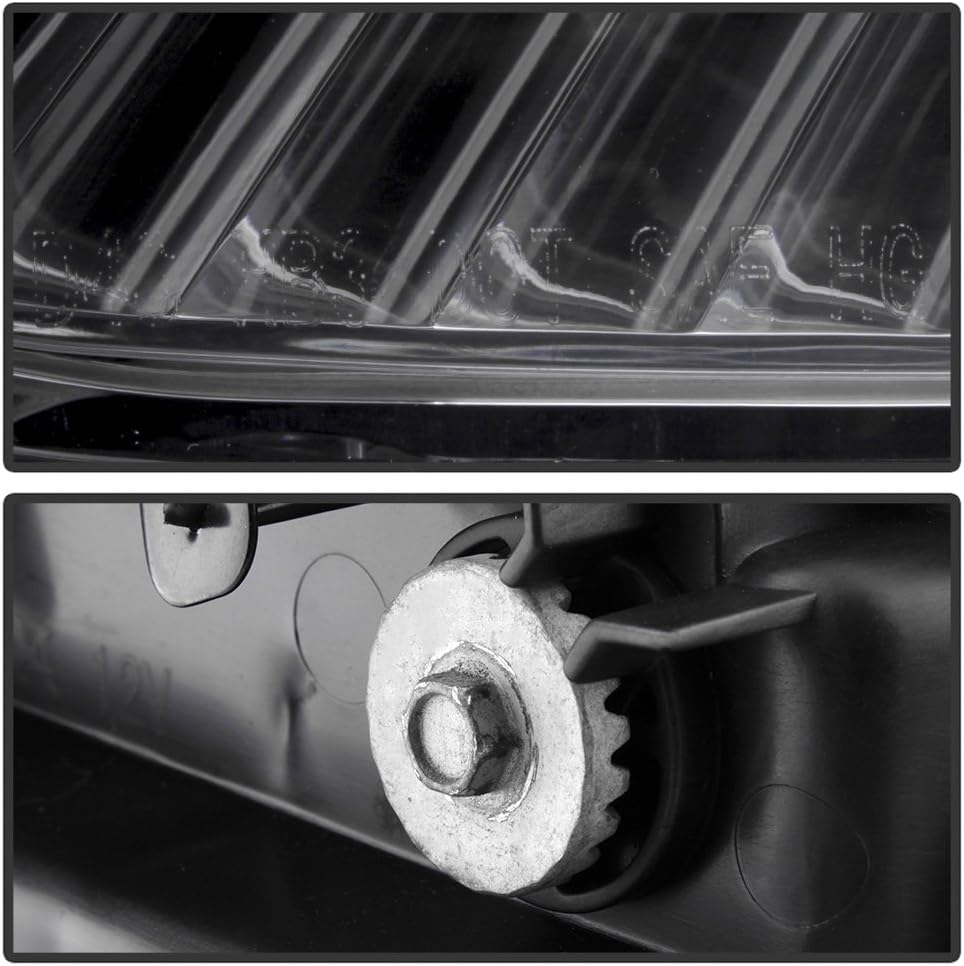 Projector Headlights Black Driver + Passenger Side M972