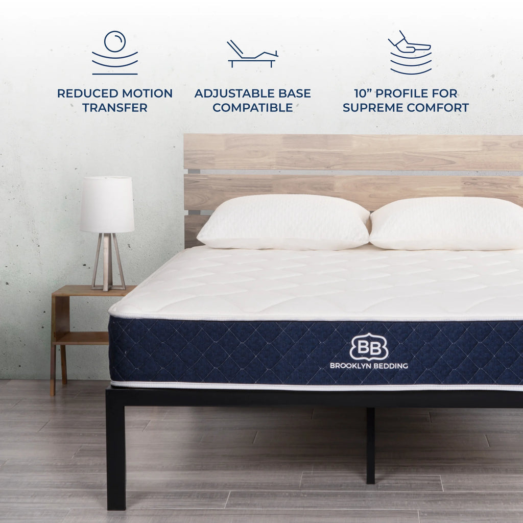10 Firm Hybrid Mattress with Cooling Cover, Twin G394987