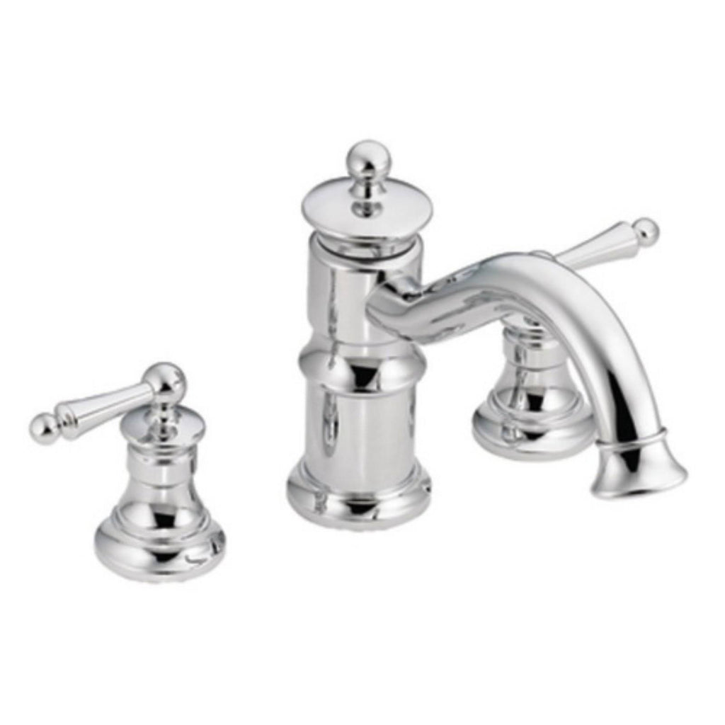 Chrome Two-Handle Roman Tub Faucet V408