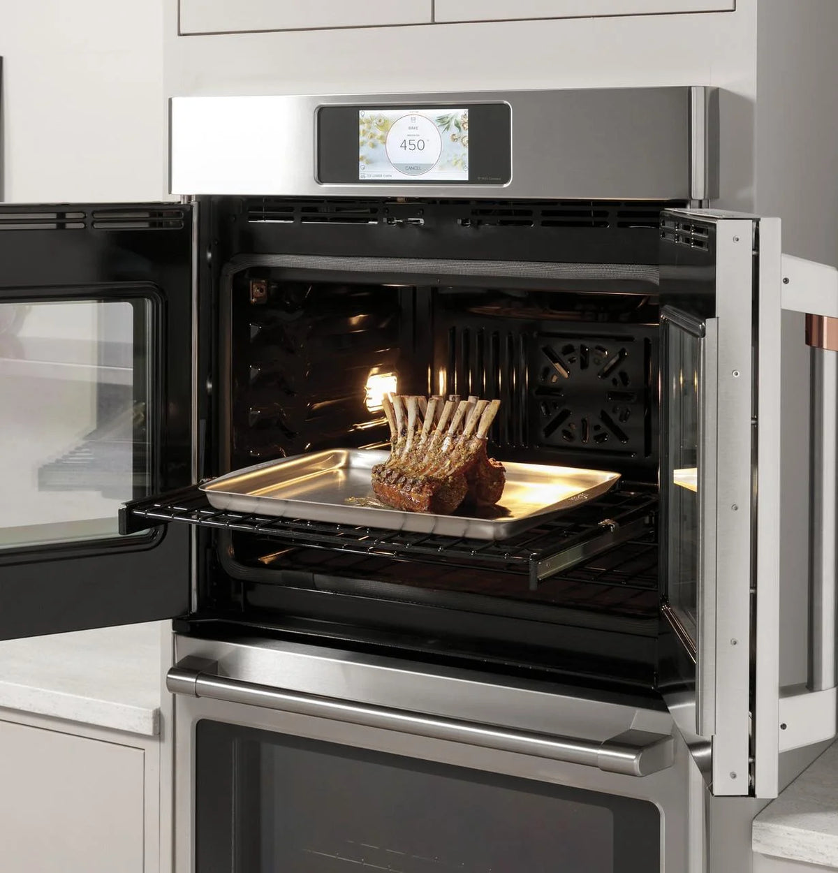 30 inch Matte White Double Wall Convection Oven L3555