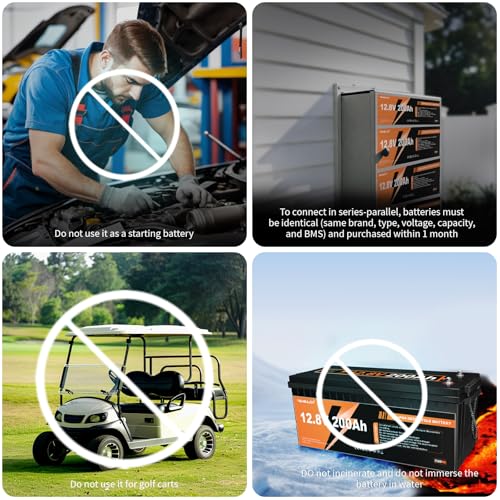 12V 300Ah LiFePO4 Lithium Battery with 200A BMS Z40306