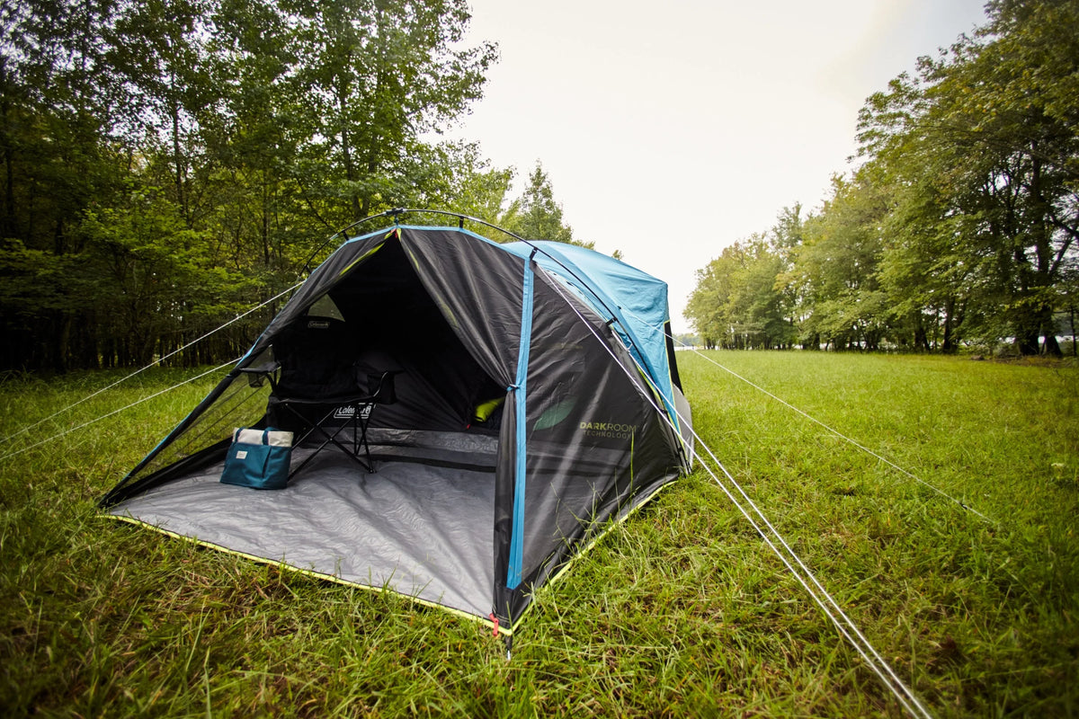 6-Person Dark Room Dome Camping Tent with Screen Room P448977