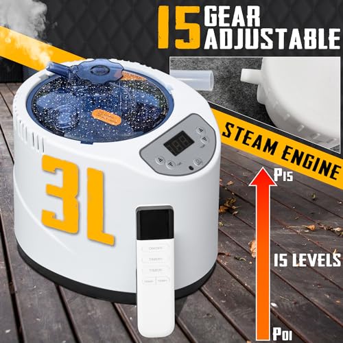 Navy Blue Portable Steam Sauna with Chair P28201