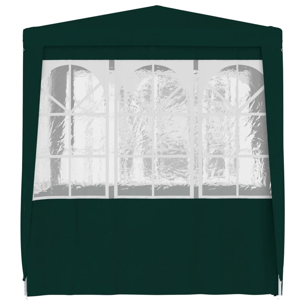 Green Party Tent with Side Walls Outdoor Gazebo Canopy 6.6ft x 6.6ft x 7.9ft W882