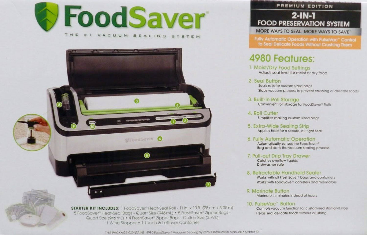 2-in 1 Vacuum Sealing System K7496