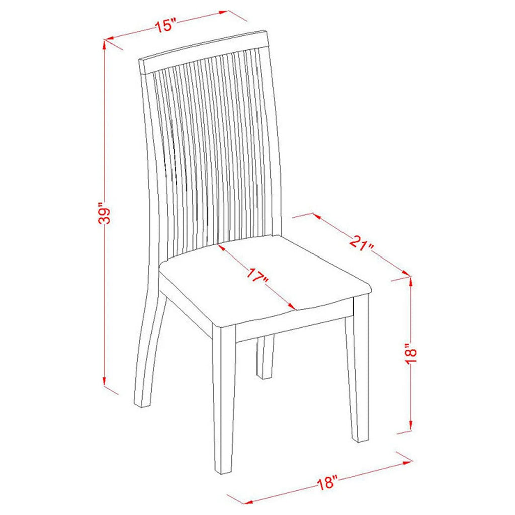 Dining Chair with Slatted Back G9976
