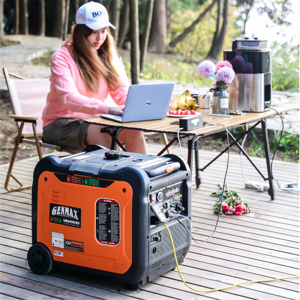 6000W Dual Fuel Portable Inverter Generator with Remote/Electric Start K56957