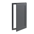 16-in W x 30-in H x 1-in D Deep Onyx Painted Pine Sink Base Cabinet A8251