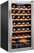 28 Bottle Stainless Steel Wine Refrigerator P73396