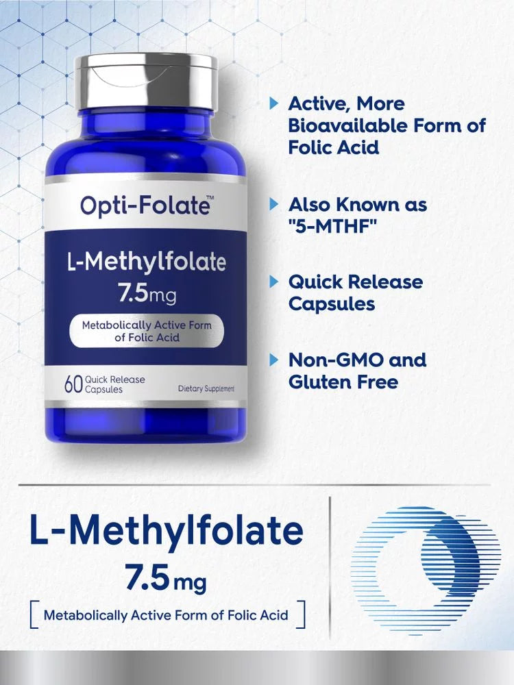 L Methylfolate 7.5 mg 60 Capsules Q26140