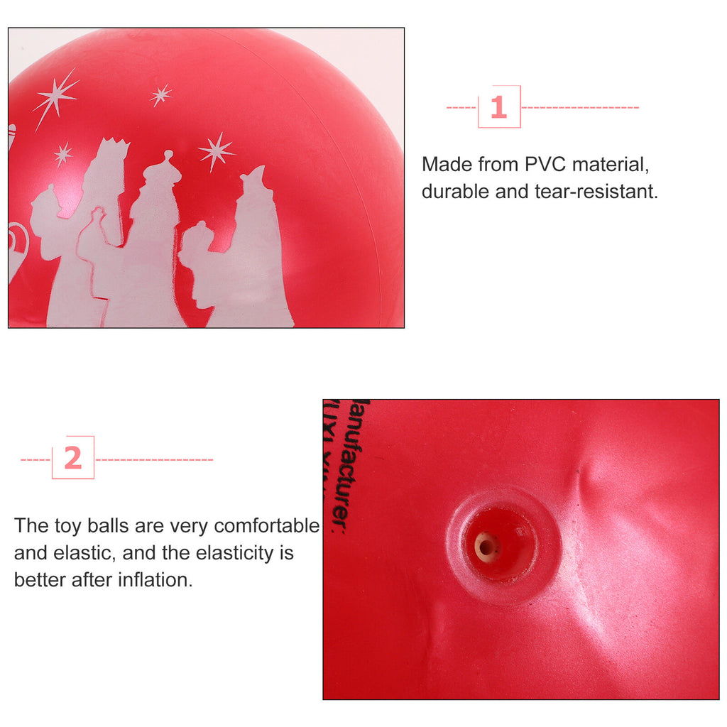 3 Pcs Thicken Rubber Bouncy Jumping Balls K465
