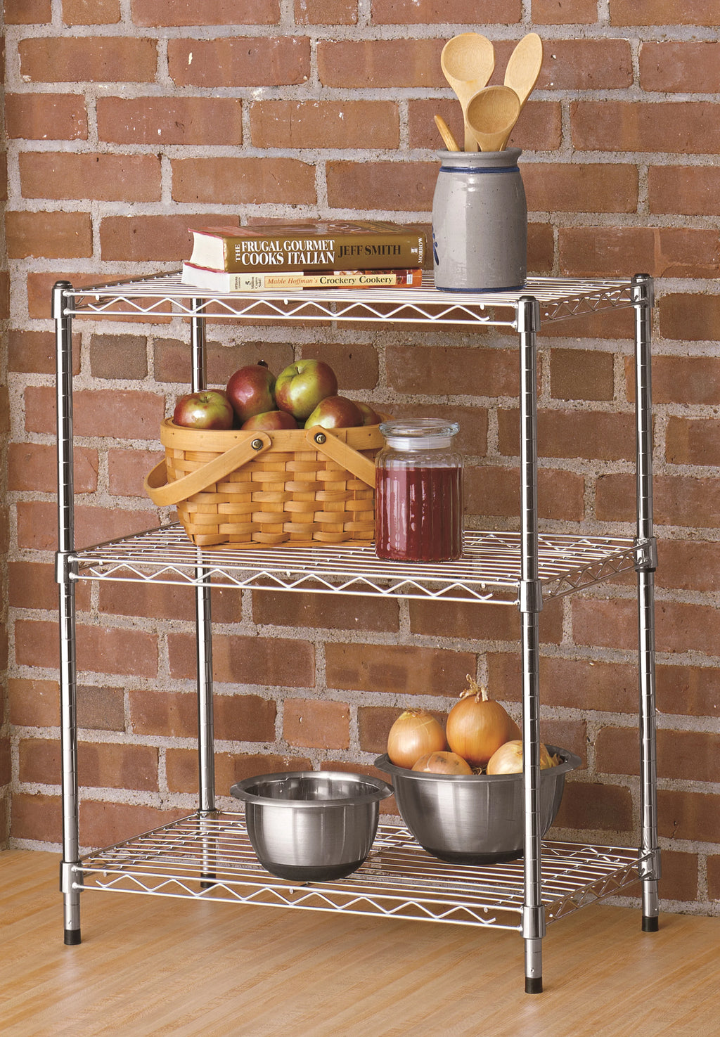 Chrome Wire 3-Tier 750lb Capacity U631460