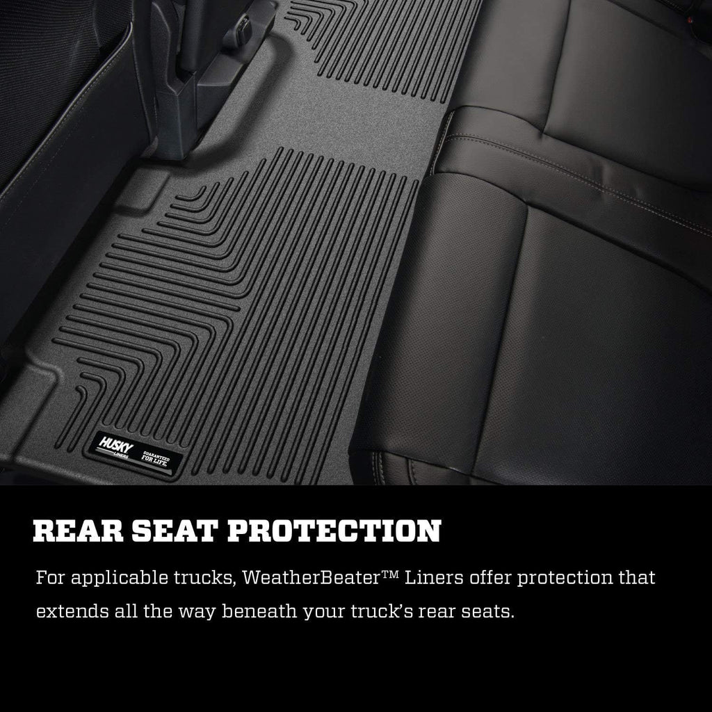 Black Front & 2nd Seat Floor Liners 3 Pcs G836