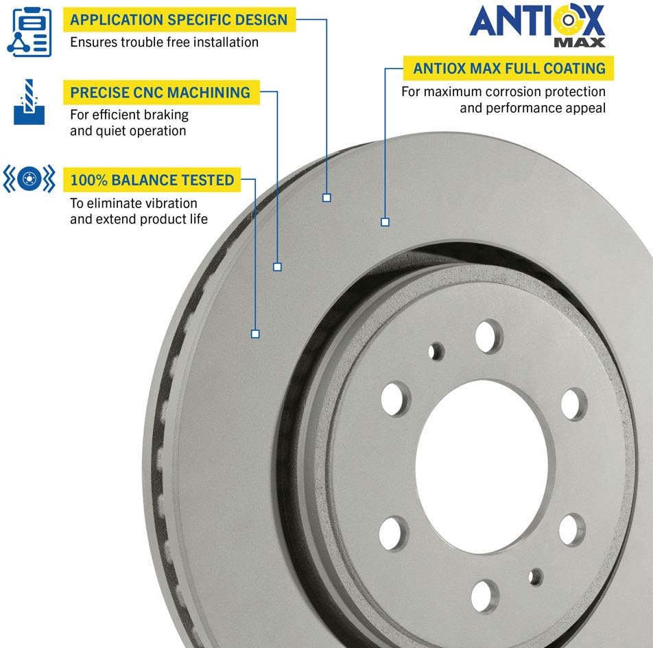 Front Brake Rotor Pack of 2 O7701