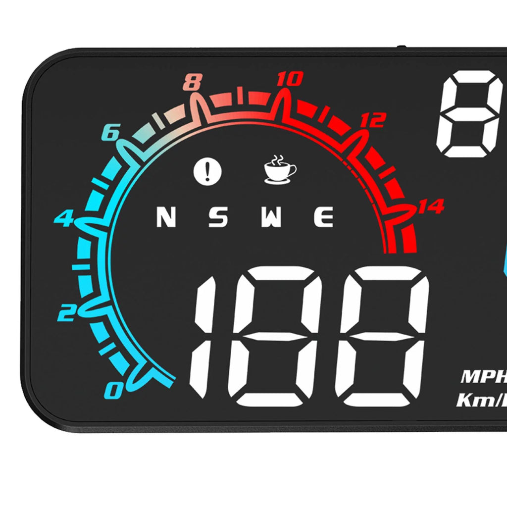 Universal Car HUD Speed Mileage Display E638433