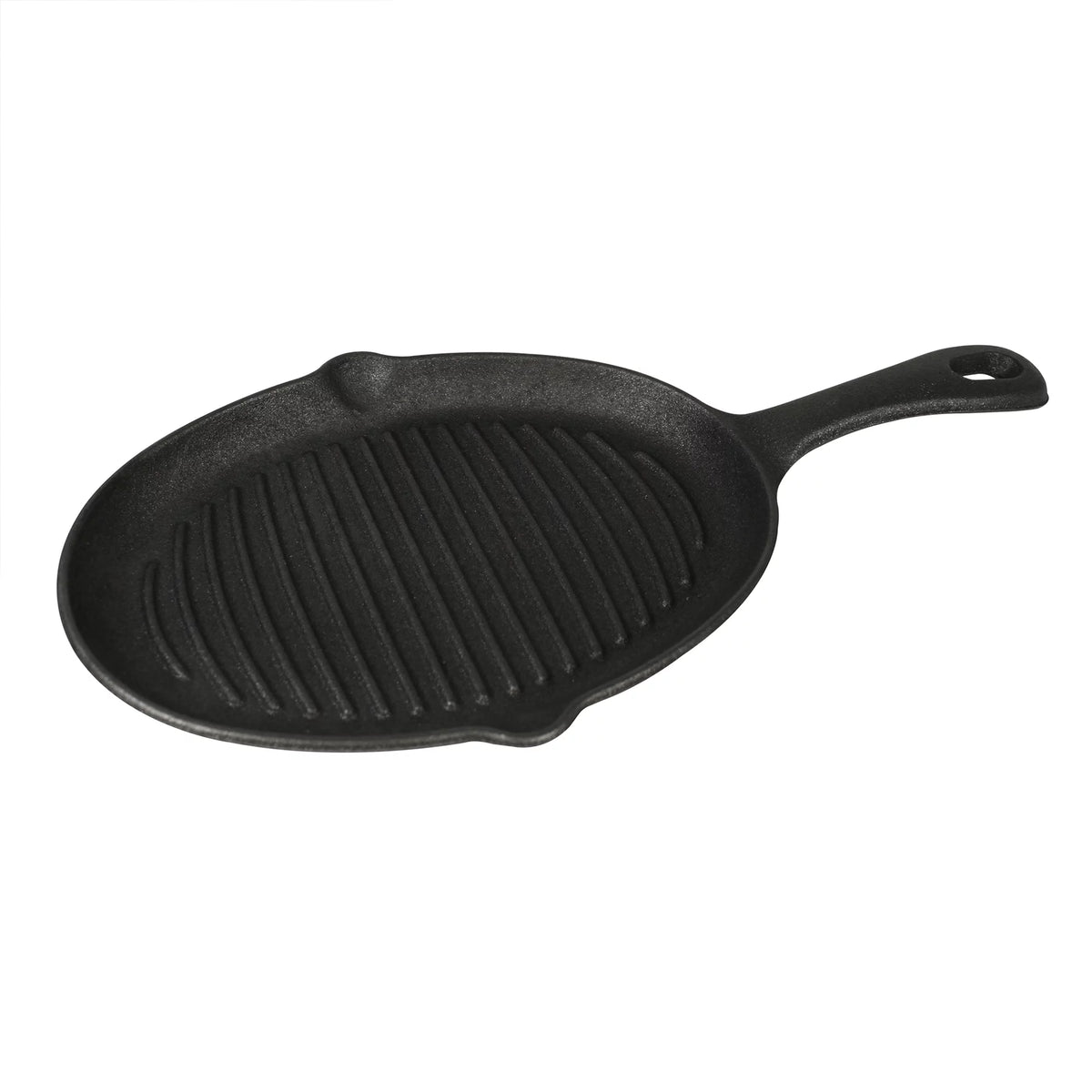 Cast Iron Skillet with Wooden Plate and Handle Cover B196