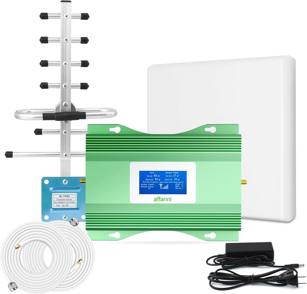 Cell Phone Signal Booster 4G LTE 5G 6,000sq ft for All US Carriers H1294