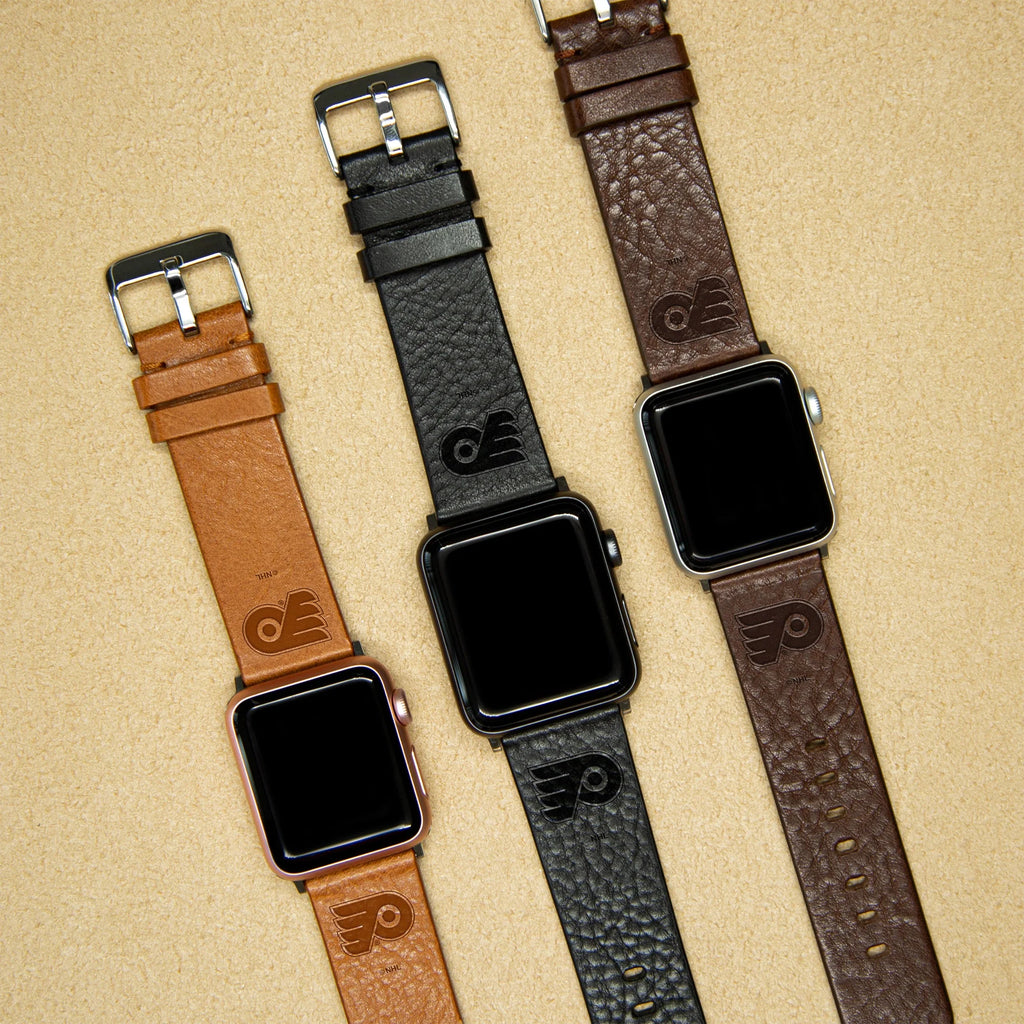 Brown Leather Apple Watch Band D929