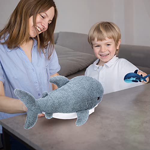18 Inch Plush Shark Stuffed Animal with 4 Breeds W653702