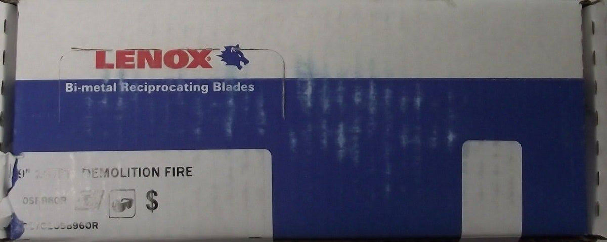9x22 x 10tpi Demolition Reciprocating Saw Blade 50 Pack U153205