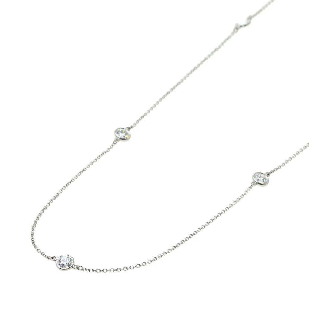 Platinum Diamond Necklace V6938