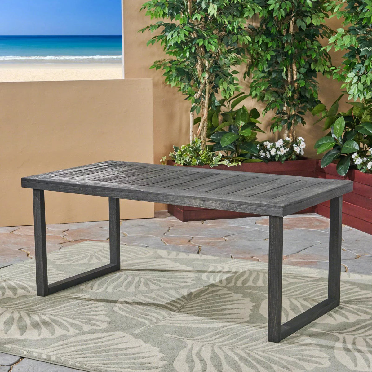 Acacia Wood Dining Table T307187