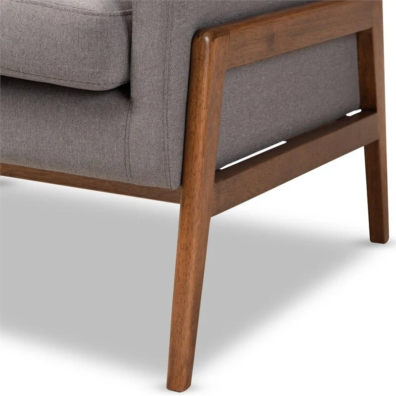 Grey 2 Piece Sofa Set with Lounge Chair C4199