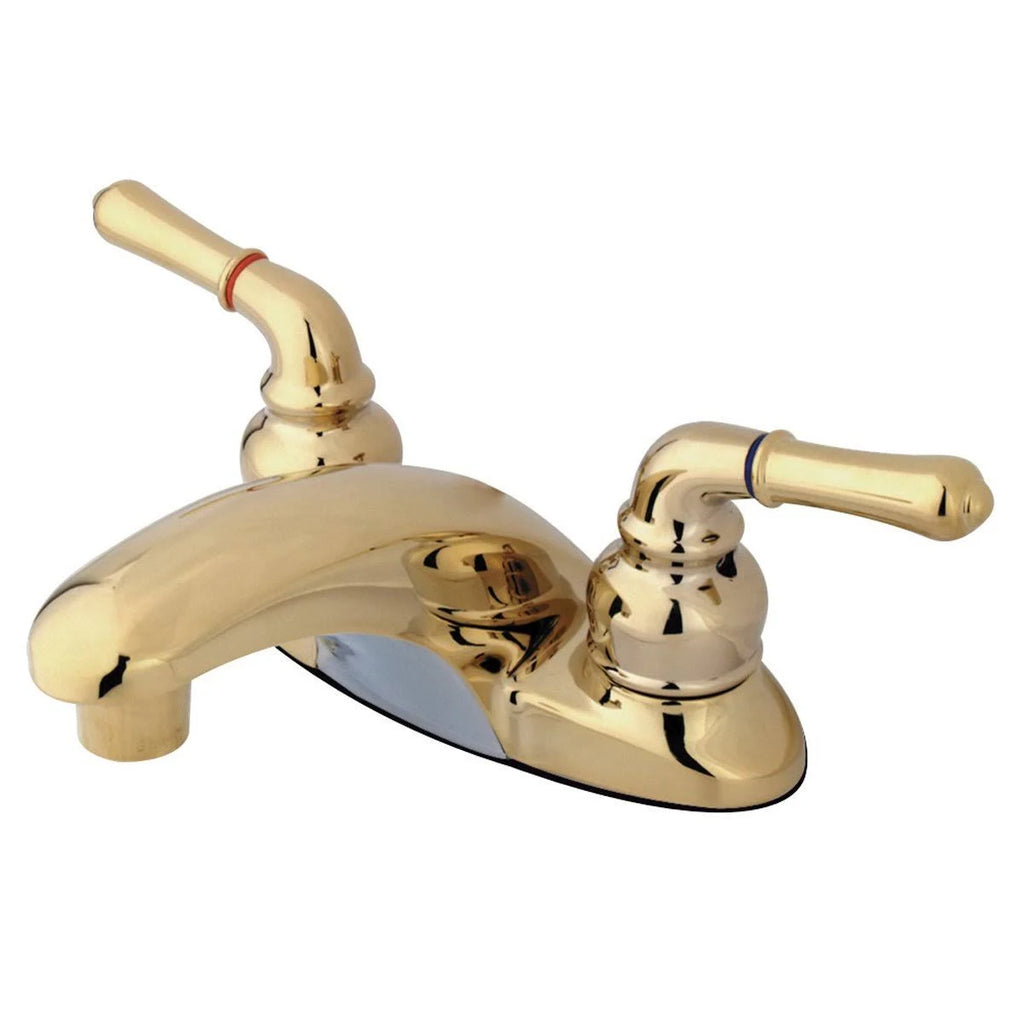 4x22 Centerset Bathroom Faucet, Brushed Nickel/Polished Chrome C1239