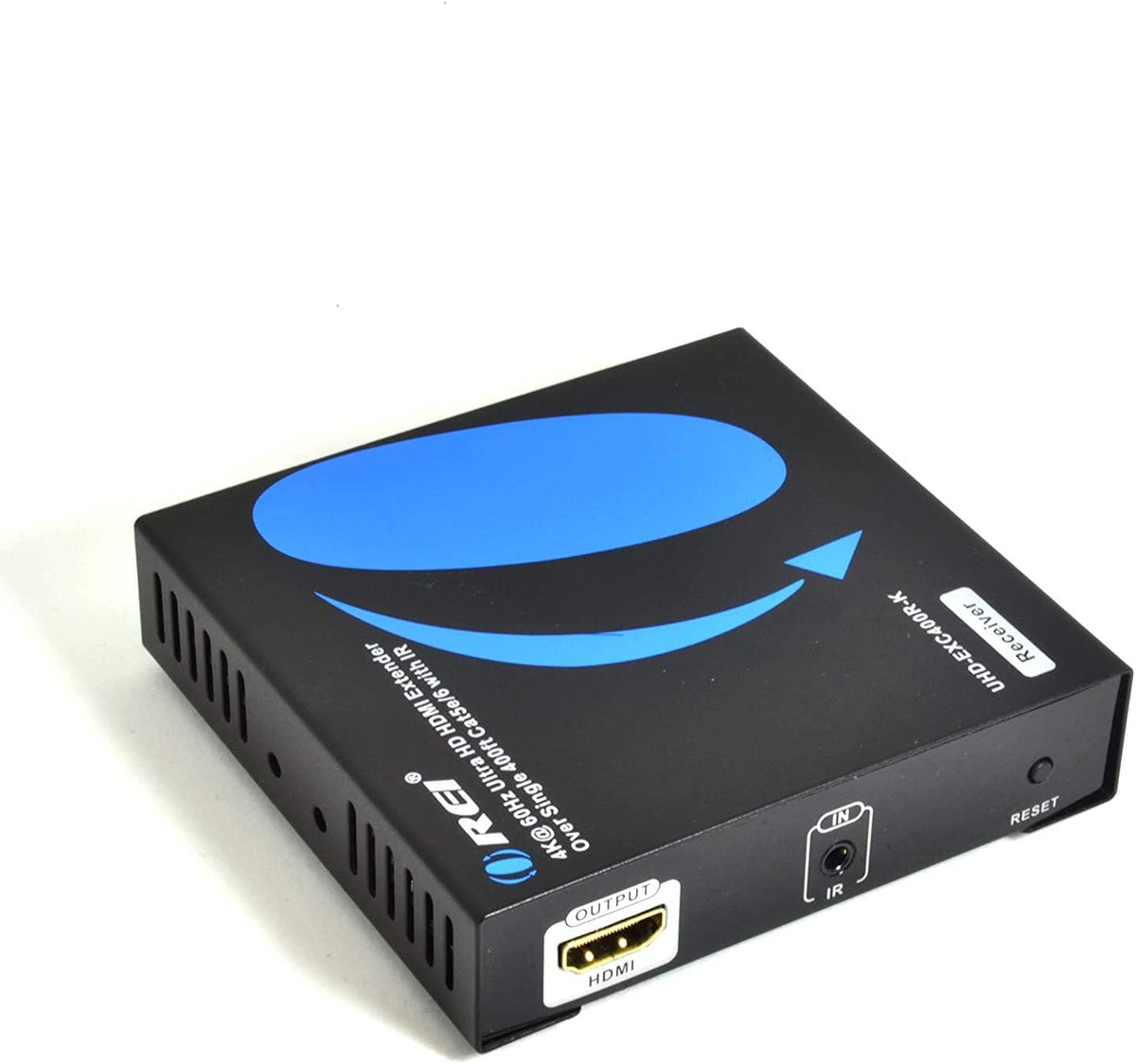 HDMI Extender 4K Balun Over Single CAT6/7 Cable with HDR, IR Control, RS-232, Loop Out, Audio Out X70053