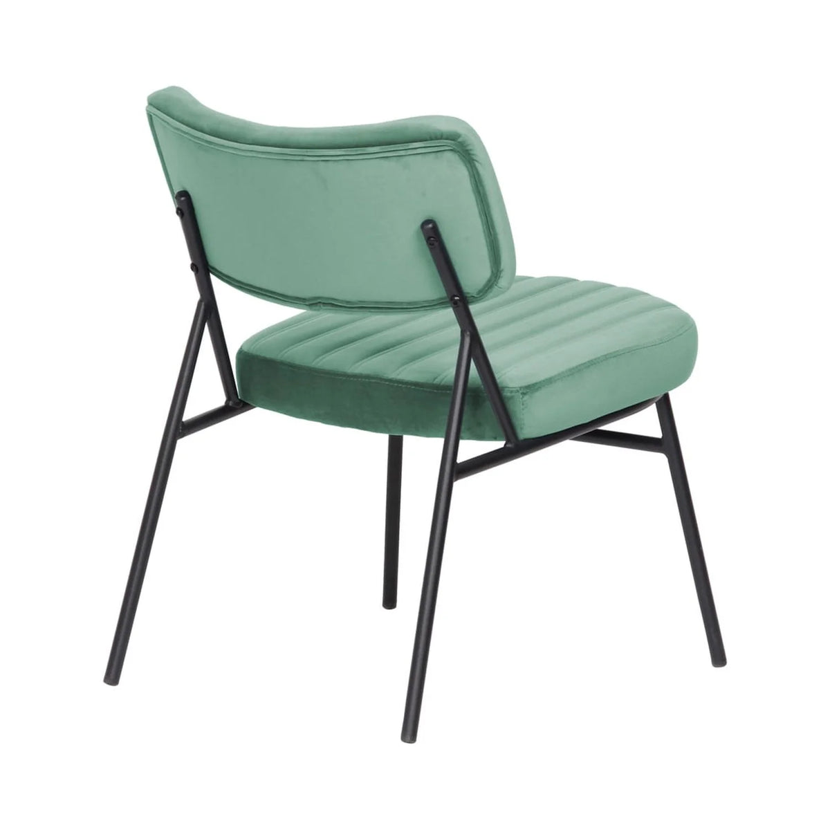 Velvet Accent Chair with Metal Frame Set of 2 D686199