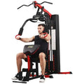 Home Gym System with 330 Lbs of Resistance, 122.5 Lbs Weight Stack U587