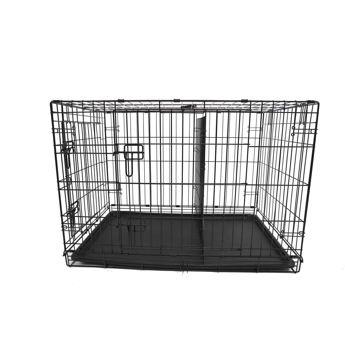 2-Door Folding Dog Crate S4315