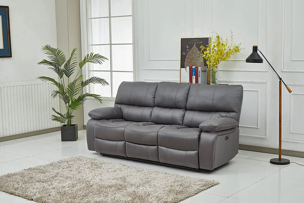 Microfiber Reclining Sofa and Loveseat Z549130