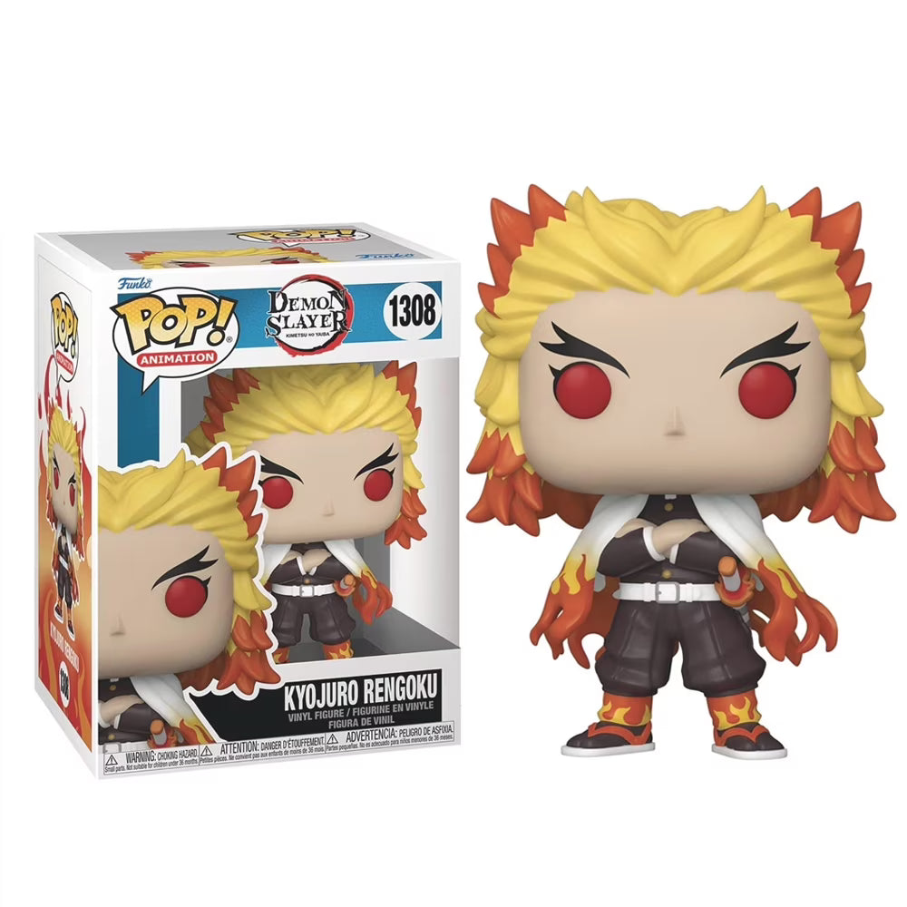 Demon Slayer Kyojuro Rengoku Vinyl Figure with Plastic Protective Shell J1352