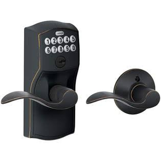 Keypad Entry with Auto-Lock and Accent Levers W51402