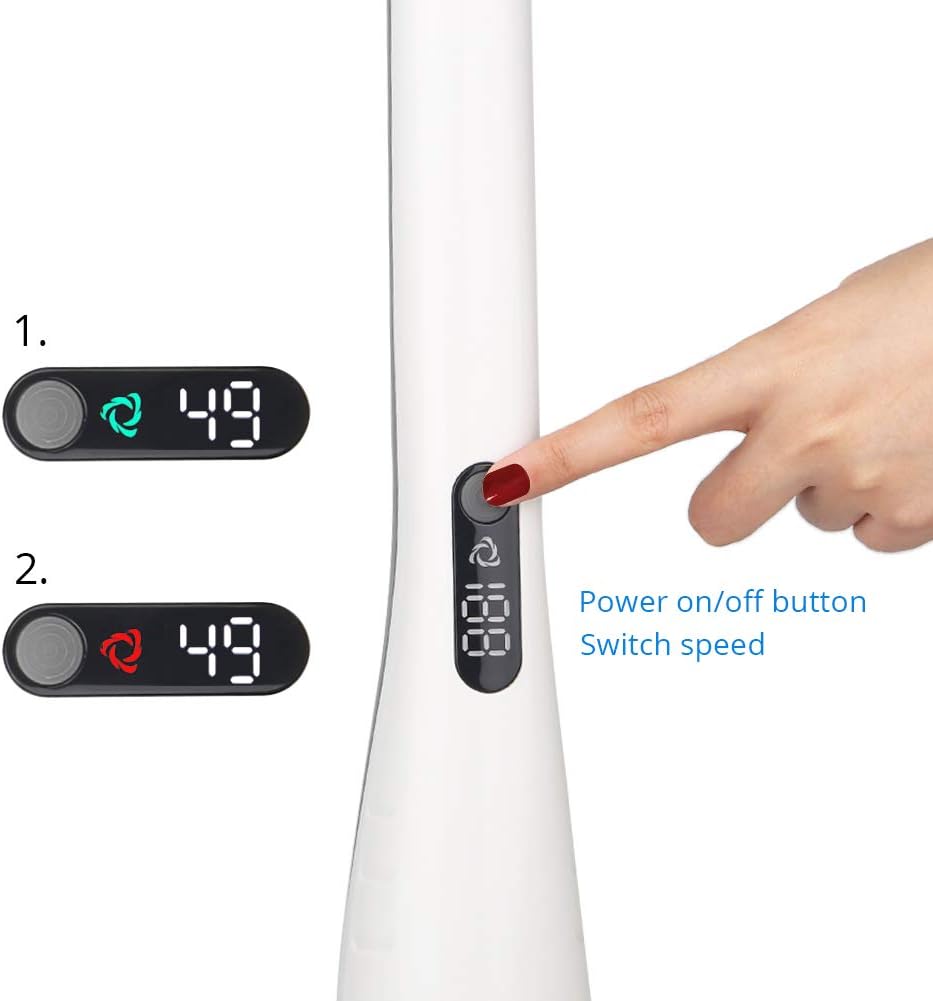 Electric Spin Scrubber with LED Display, Cordless Shower Cleaner with Storage Rack C147