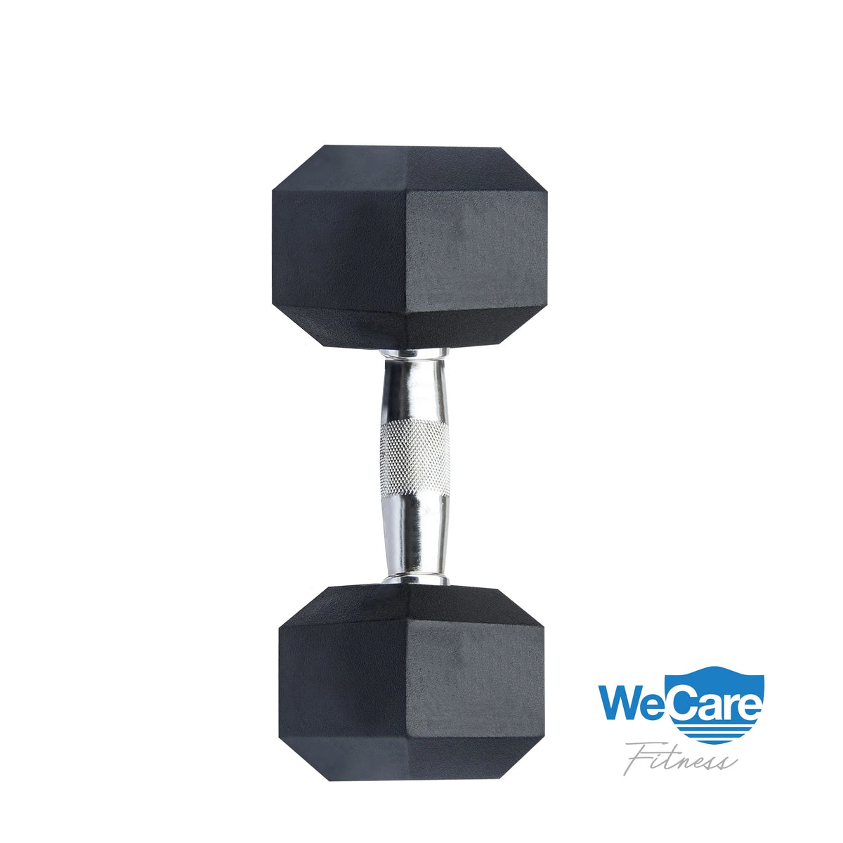 20lb Rubber Chrome Dumbbells Pair J1648
