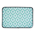 Off White Lattice Paw Pet Mat U802618