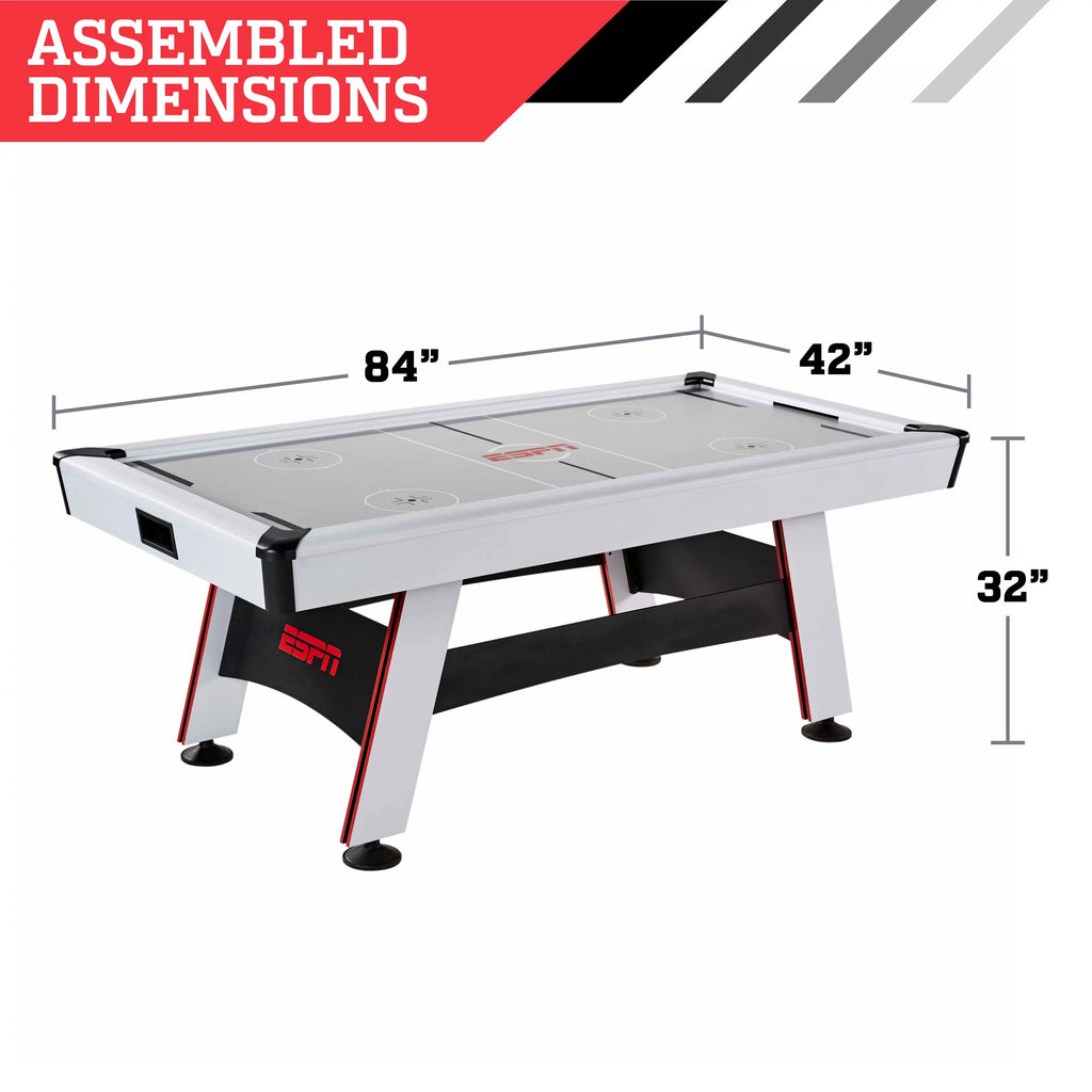 84 inch Air Hockey Table with Electronic Scorer D4734