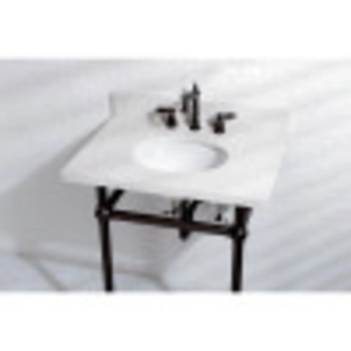 Oil Rubbed Bronze Widespread Bathroom Faucet P30934