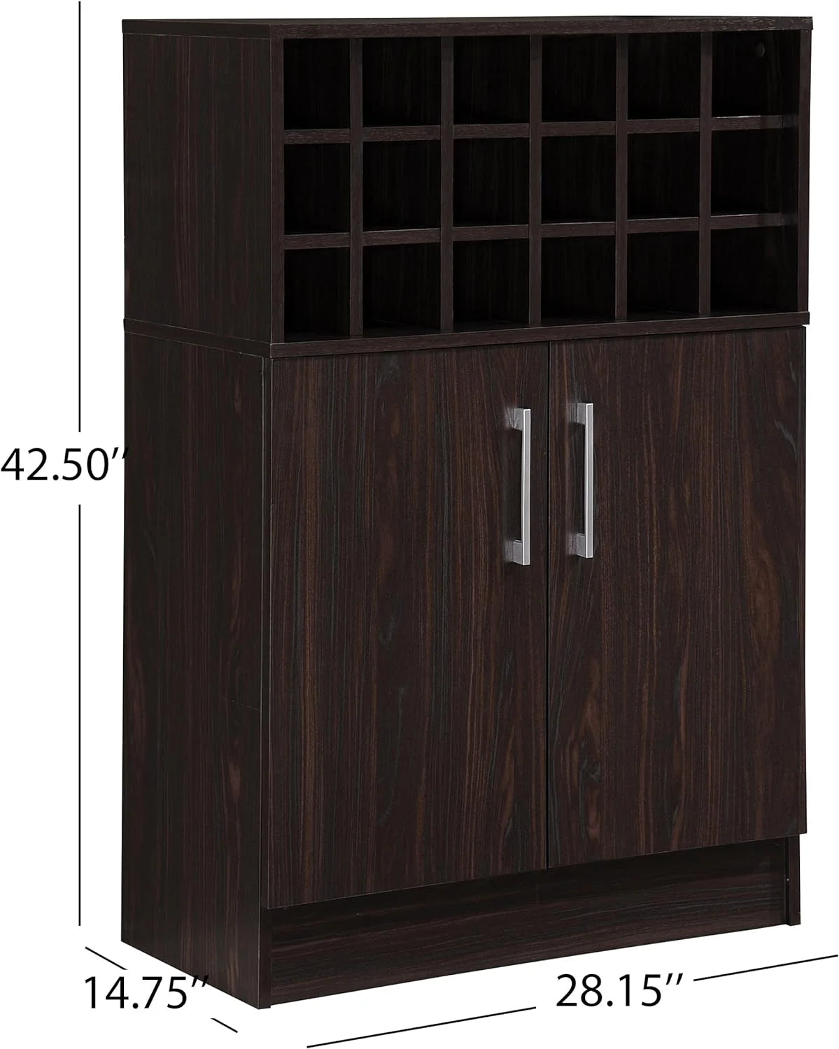Faux Wood Wine Cabinet K172851