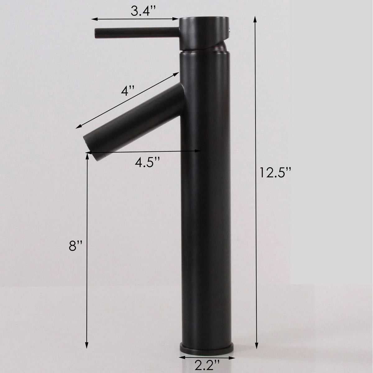 Oil Rubbed Bathroom Vessel Sink Faucet with Pop-Up Drain I939194