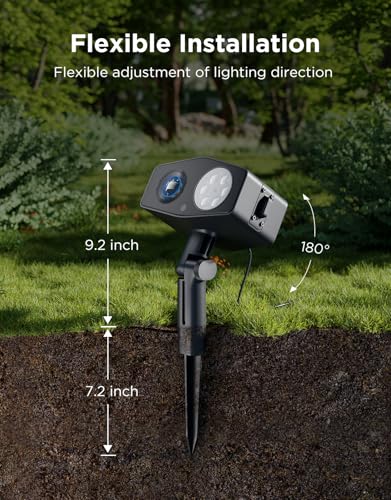 20W LED Snowflake Projector with App Control P184437